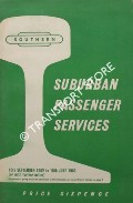 Suburban Passenger Services [Timetable], 10th September 1962 to 16th June 1963 by British Railways Southern Region
